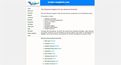 Desktop Screenshot of girokonto.broker-vergleich.com